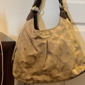 Gorgeous Tan Coach Madeline Handbag